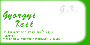 gyorgyi keil business card